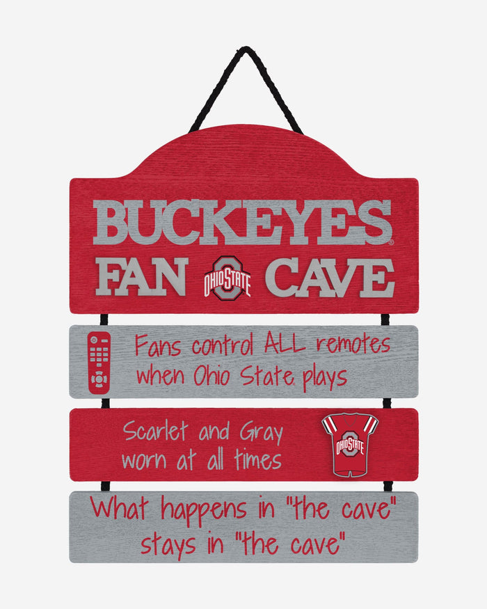 Ohio State Buckeyes Mancave Sign FOCO - FOCO.com