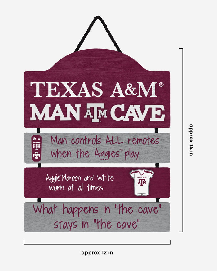 Texas A&M Aggies Mancave Sign FOCO - FOCO.com