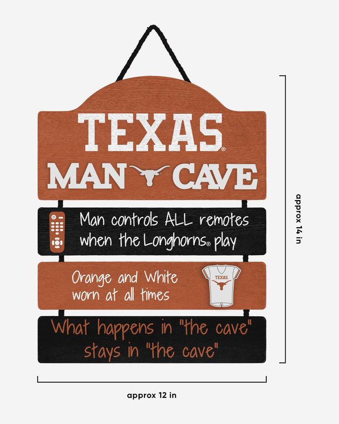 Texas Longhorns Mancave Sign FOCO - FOCO.com