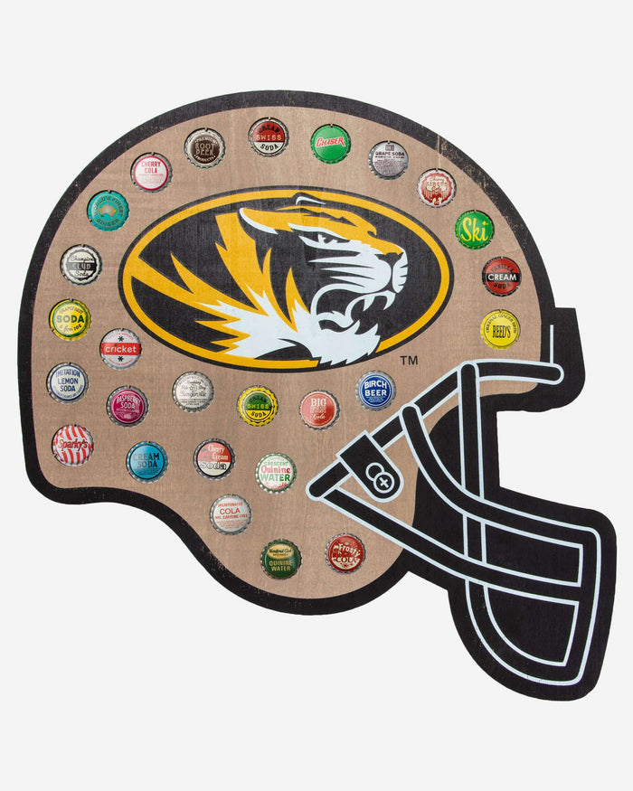 Missouri Tigers Push Bottle Cap Wall Sign FOCO - FOCO.com