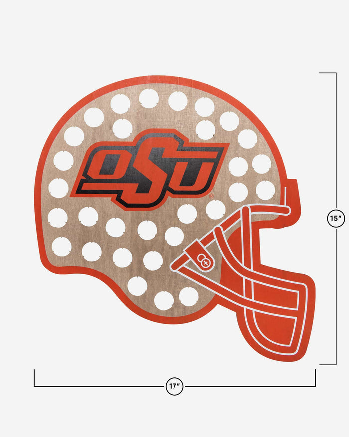 Oklahoma State Cowboys Push Bottle Cap Wall Sign FOCO - FOCO.com