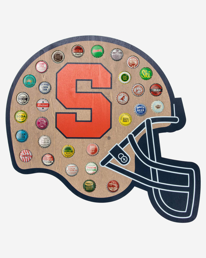 Syracuse Orange Push Bottle Cap Wall Sign FOCO - FOCO.com