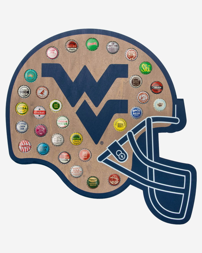 West Virginia Mountaineers Push Bottle Cap Wall Sign FOCO - FOCO.com