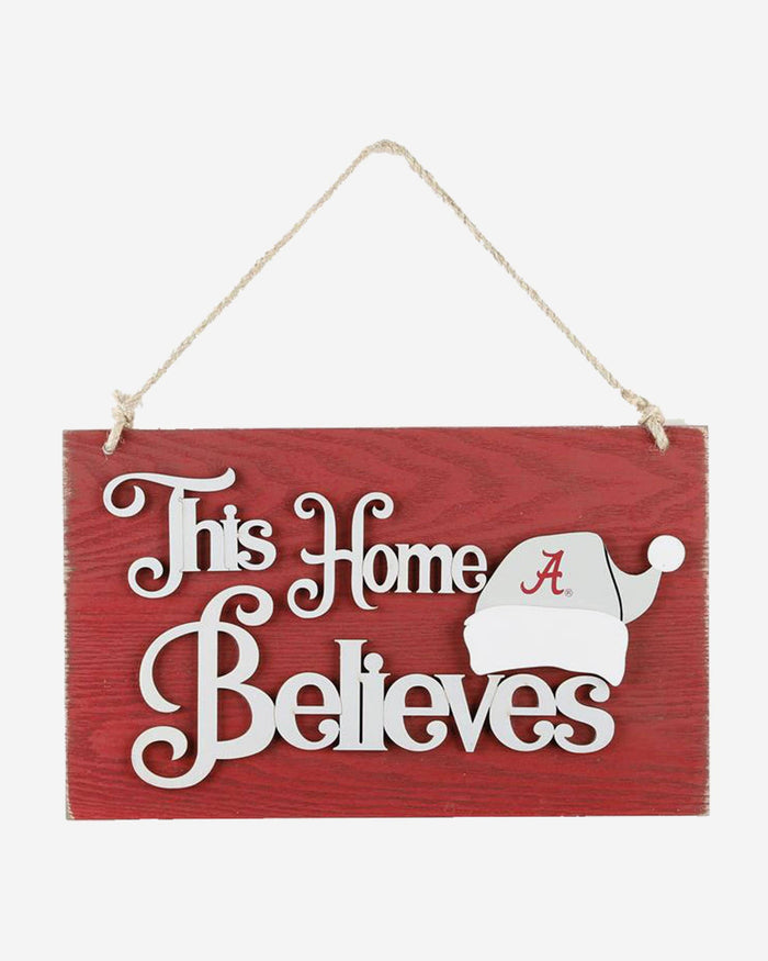 Alabama Crimson Tide This Home Believes Wall Sign FOCO - FOCO.com
