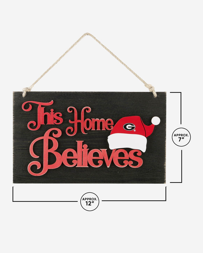 Georgia Bulldogs This Home Believes Wall Sign FOCO - FOCO.com