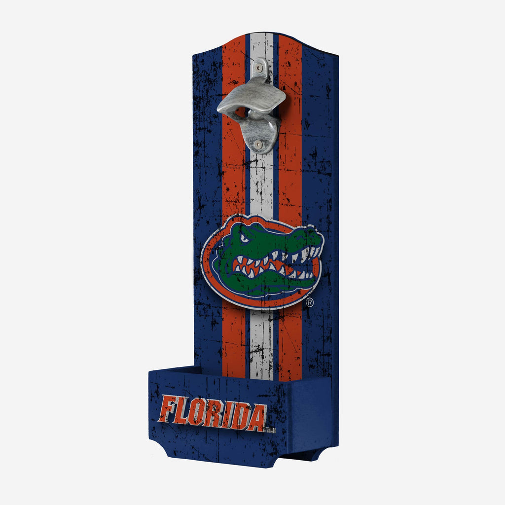 Florida Gators Wooden Bottle Cap Opener Sign FOCO - FOCO.com