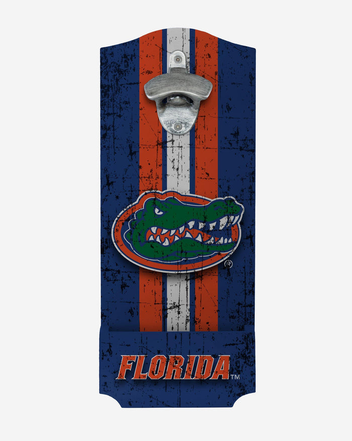 Florida Gators Wooden Bottle Cap Opener Sign FOCO - FOCO.com