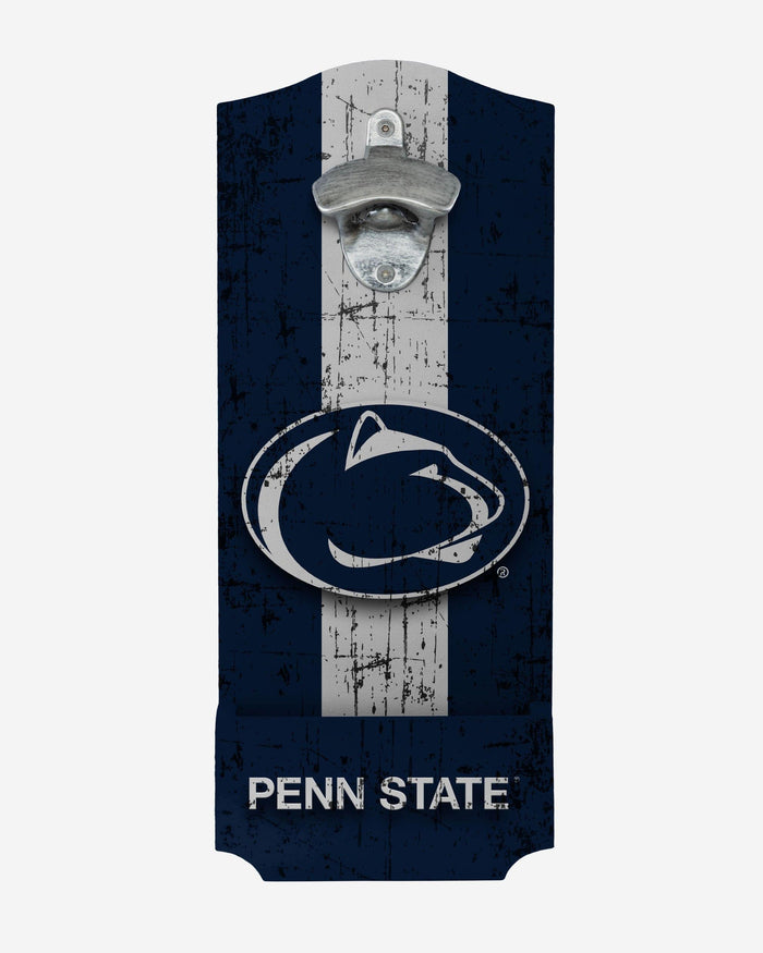 Penn State Nittany Lions Wooden Bottle Cap Opener Sign FOCO - FOCO.com