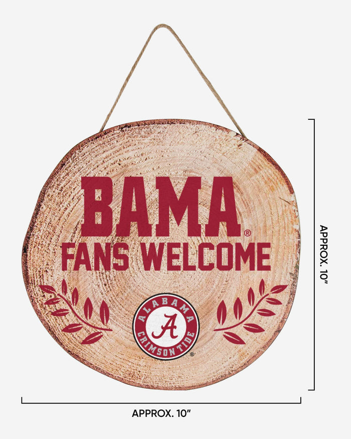 Alabama Crimson Tide Wood Stump Sign FOCO - FOCO.com