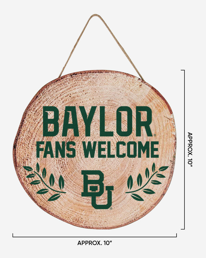 Baylor Bears Wood Stump Sign FOCO - FOCO.com