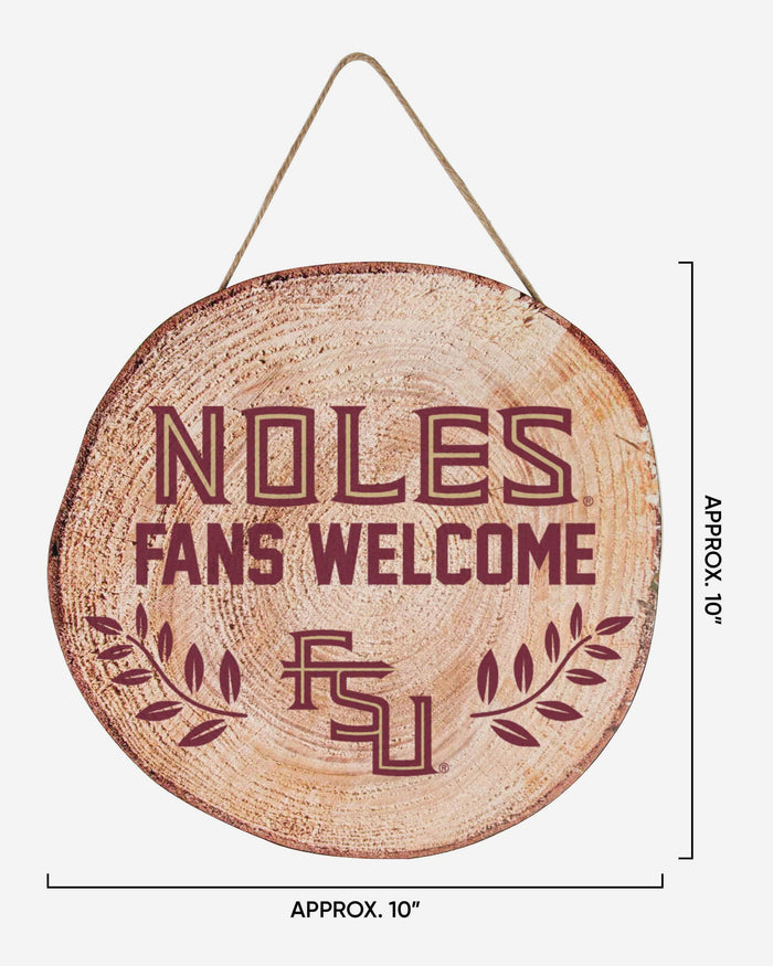 Florida State Seminoles Wood Stump Sign FOCO - FOCO.com