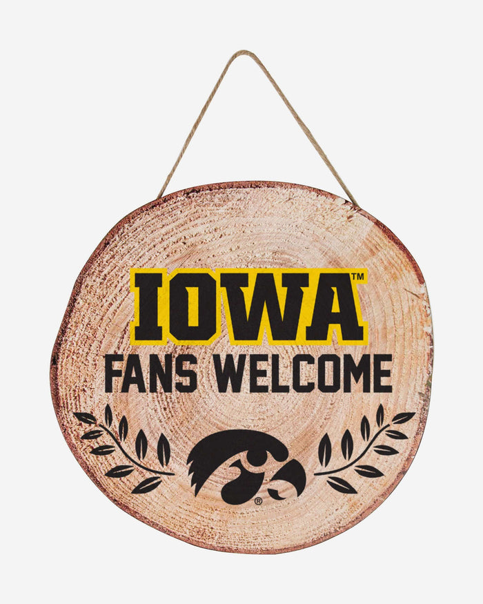 Iowa Hawkeyes Wood Stump Sign FOCO - FOCO.com