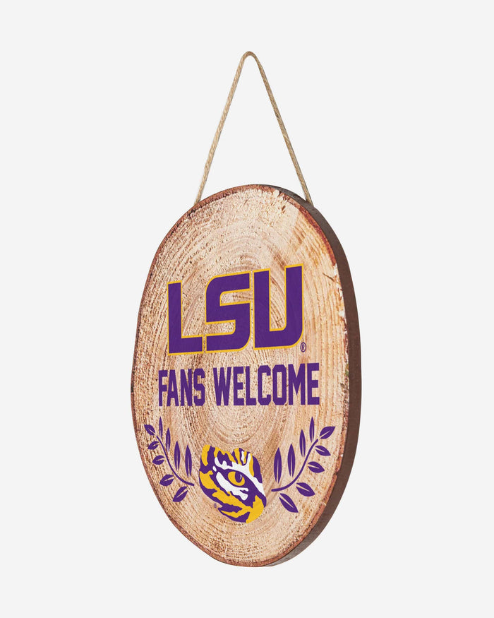 LSU Tigers Wood Stump Sign FOCO - FOCO.com