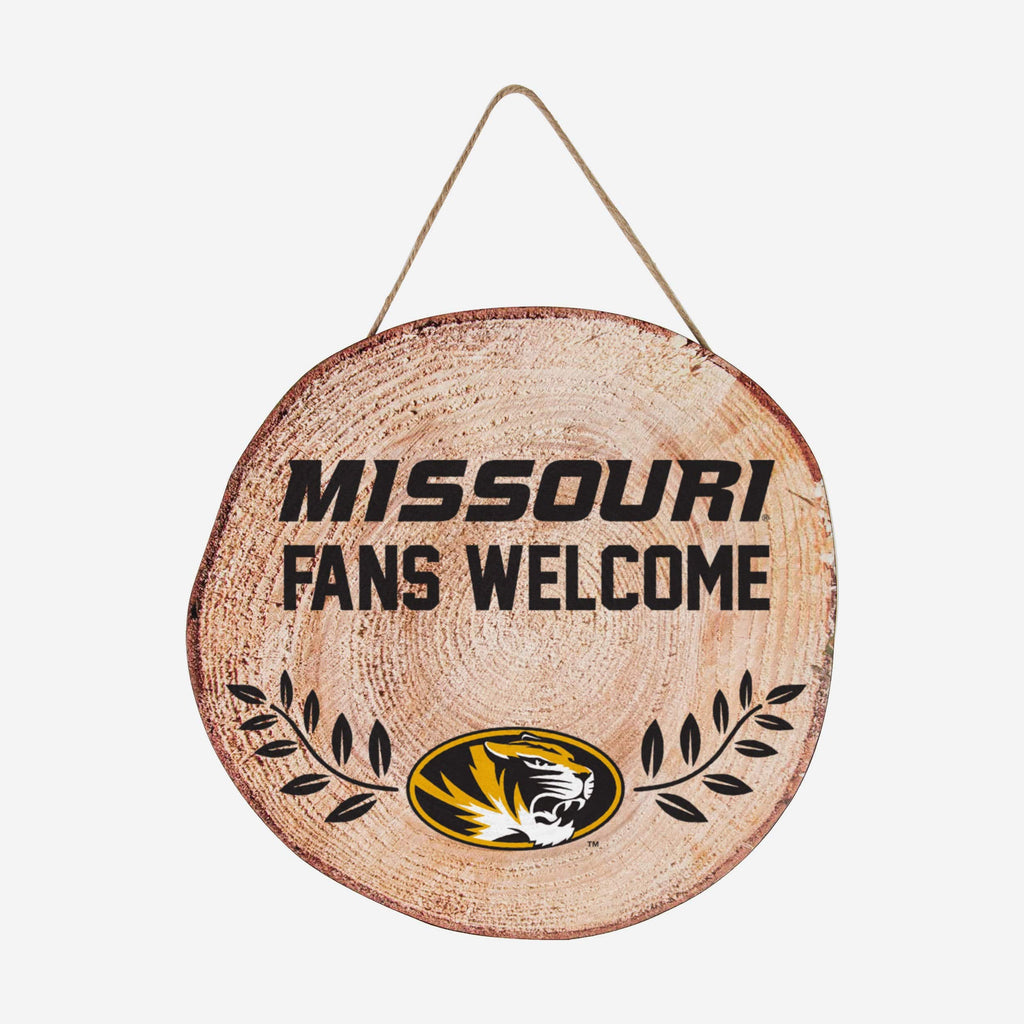 Missouri Tigers Wood Stump Sign FOCO - FOCO.com