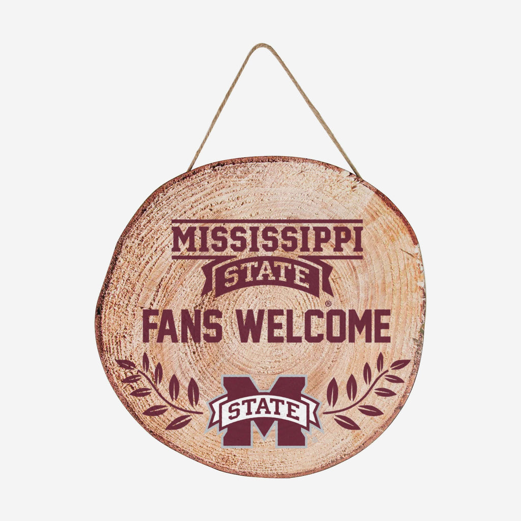 Mississippi State Bulldogs Wood Stump Sign FOCO - FOCO.com