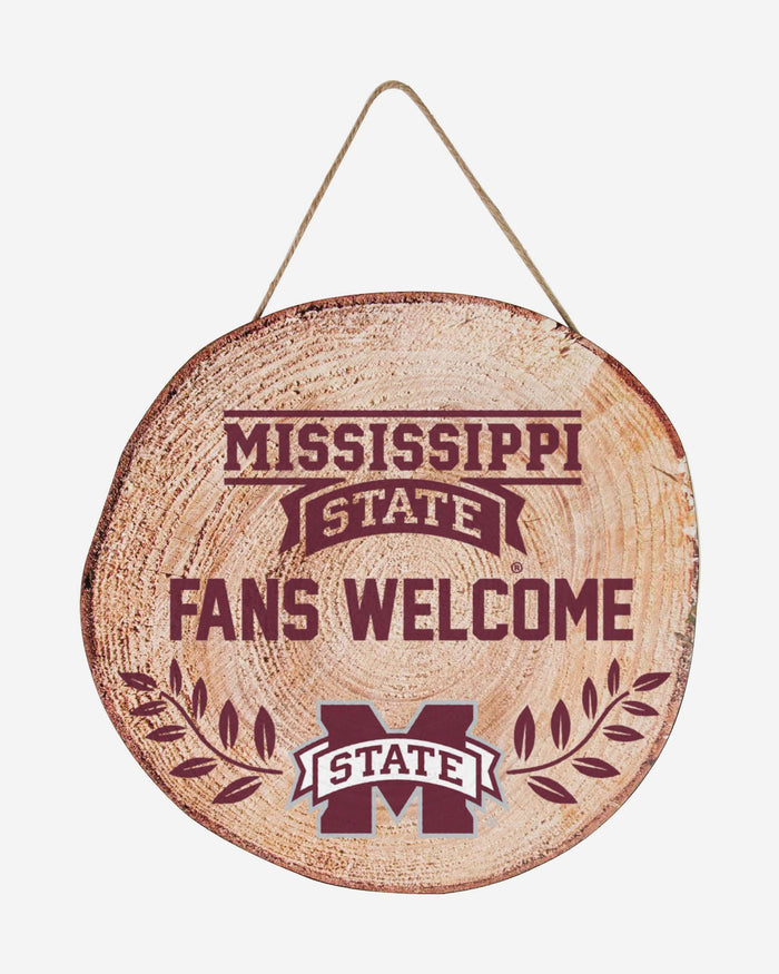 Mississippi State Bulldogs Wood Stump Sign FOCO - FOCO.com