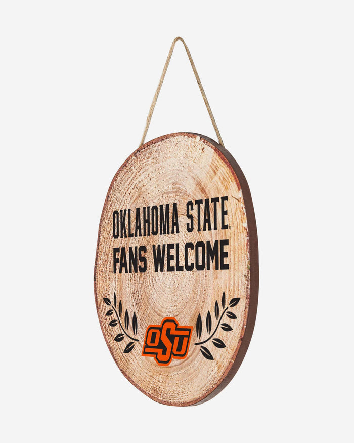 Oklahoma State Cowboys Wood Stump Sign FOCO - FOCO.com