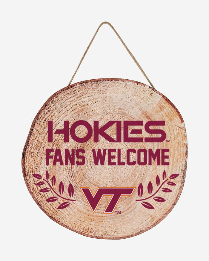 Virginia Tech Hokies Wood Stump Sign FOCO - FOCO.com