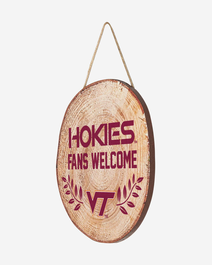 Virginia Tech Hokies Wood Stump Sign FOCO - FOCO.com