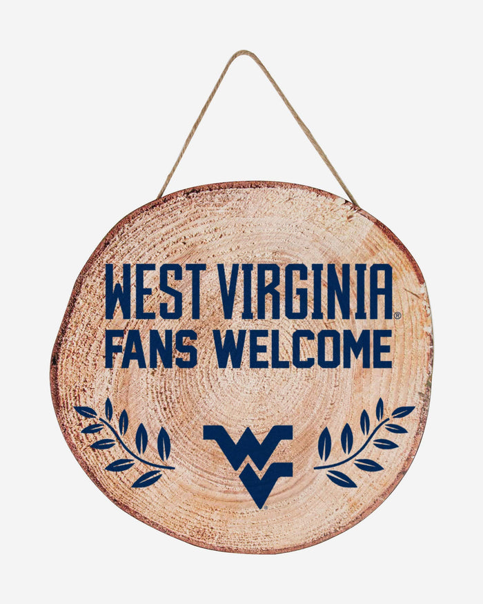 West Virginia Mountaineers Wood Stump Sign FOCO - FOCO.com