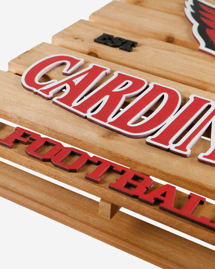 Arizona Cardinals Wood Pallet Sign FOCO - FOCO.com