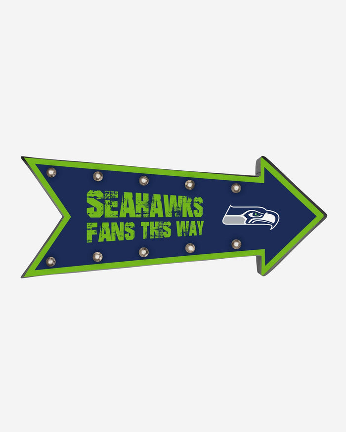 Seattle Seahawks Arrow Marquee Sign FOCO - FOCO.com