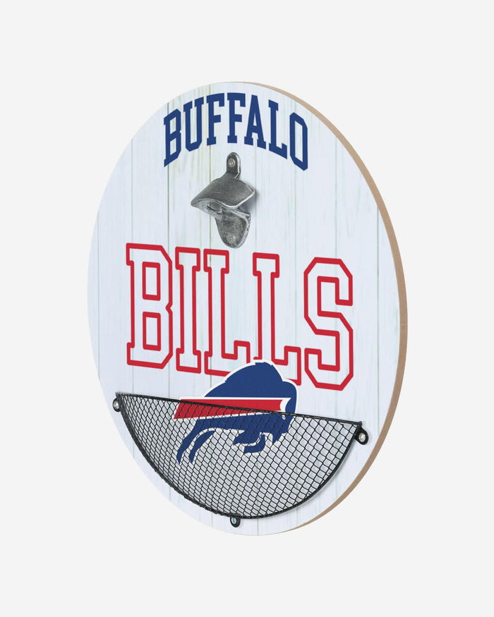 Buffalo Bills Bottle Opener Cap Catcher Wall Sign FOCO - FOCO.com