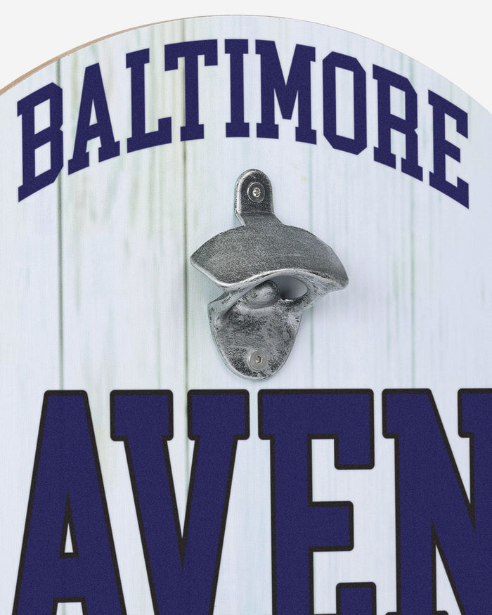 Baltimore Ravens Bottle Opener Cap Catcher Wall Sign FOCO - FOCO.com