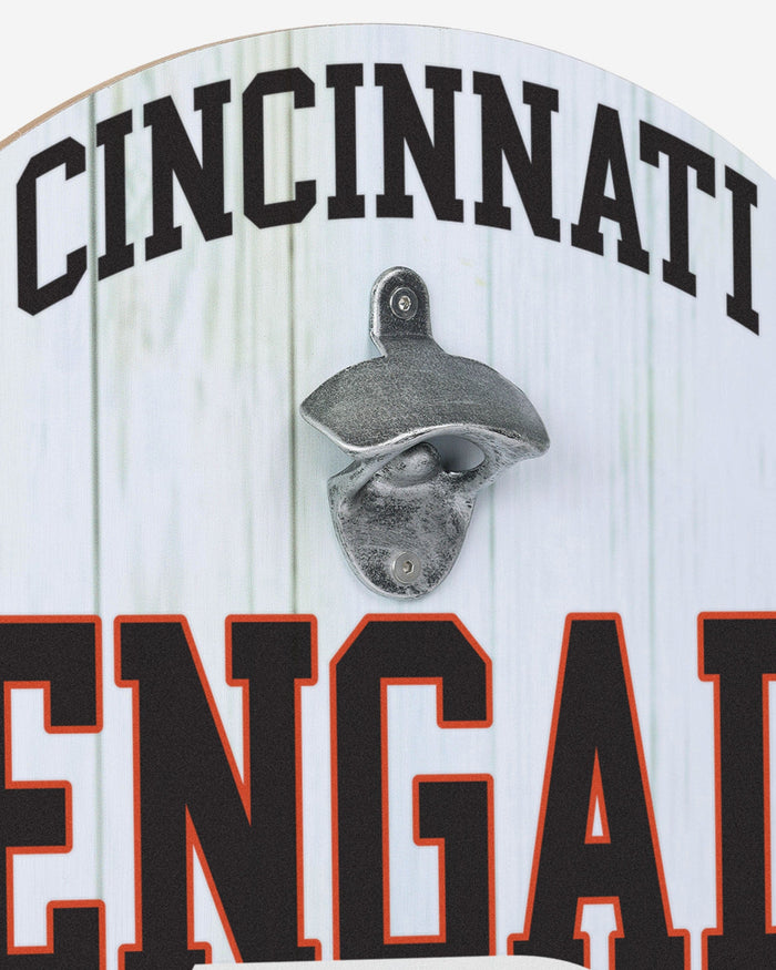 Cincinnati Bengals Bottle Opener Cap Catcher Wall Sign FOCO - FOCO.com