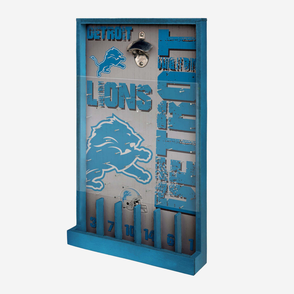 Detroit Lions Bottle Opener Sign Game FOCO - FOCO.com