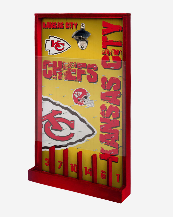 Kansas City Chiefs Bottle Opener Sign Game FOCO - FOCO.com