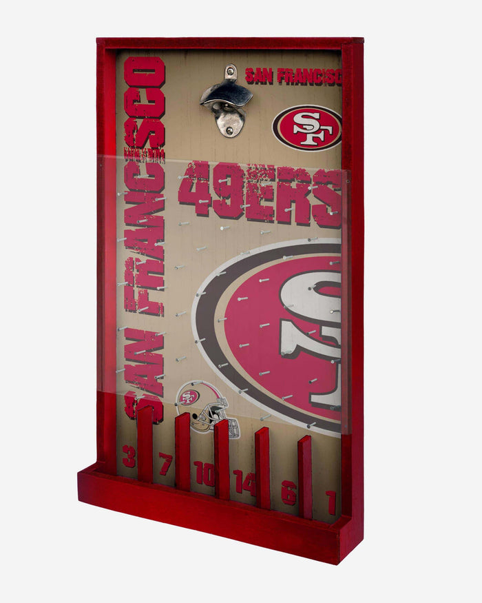 San Francisco 49ers Bottle Opener Sign Game FOCO - FOCO.com