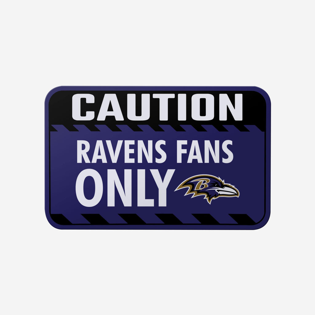 Baltimore Ravens Caution Sign FOCO - FOCO.com