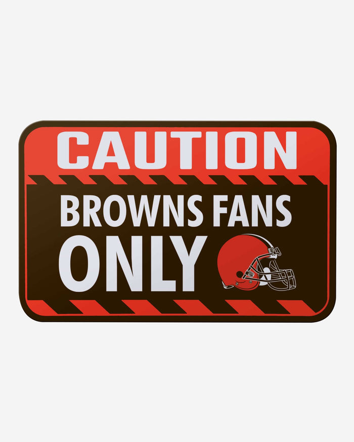 Cleveland Browns Caution Sign FOCO - FOCO.com