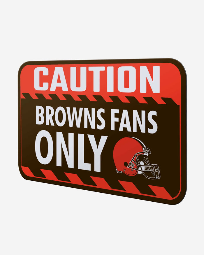 Cleveland Browns Caution Sign FOCO - FOCO.com