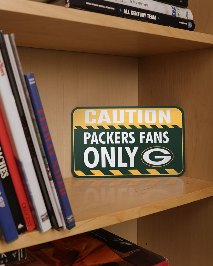 Green Bay Packers Caution Sign FOCO - FOCO.com