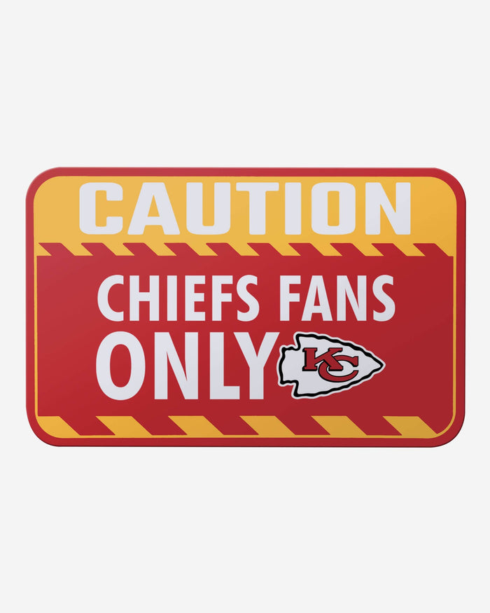 Kansas City Chiefs Caution Sign FOCO - FOCO.com