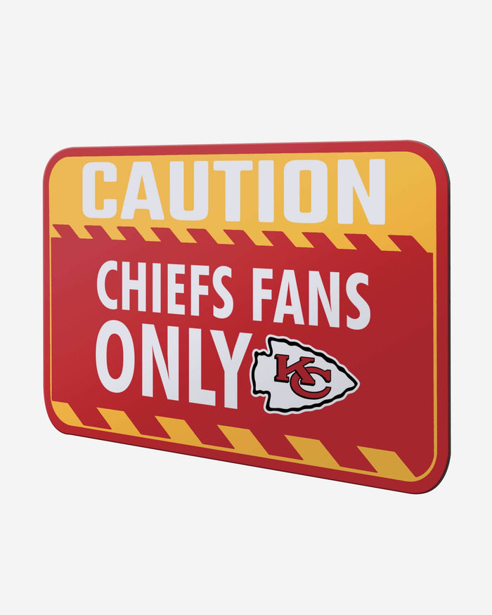 Kansas City Chiefs Caution Sign FOCO - FOCO.com