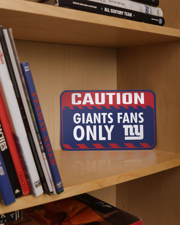 New York Giants Caution Sign FOCO - FOCO.com