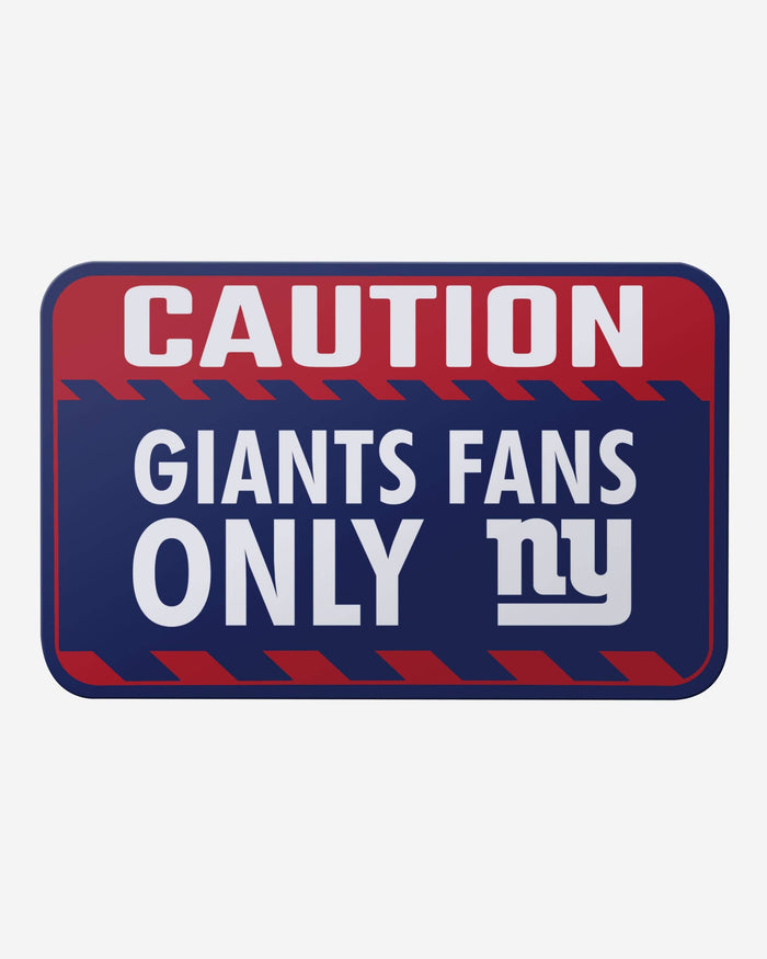 New York Giants Caution Sign FOCO - FOCO.com