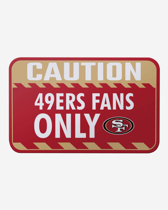 San Francisco 49ers Caution Sign FOCO - FOCO.com