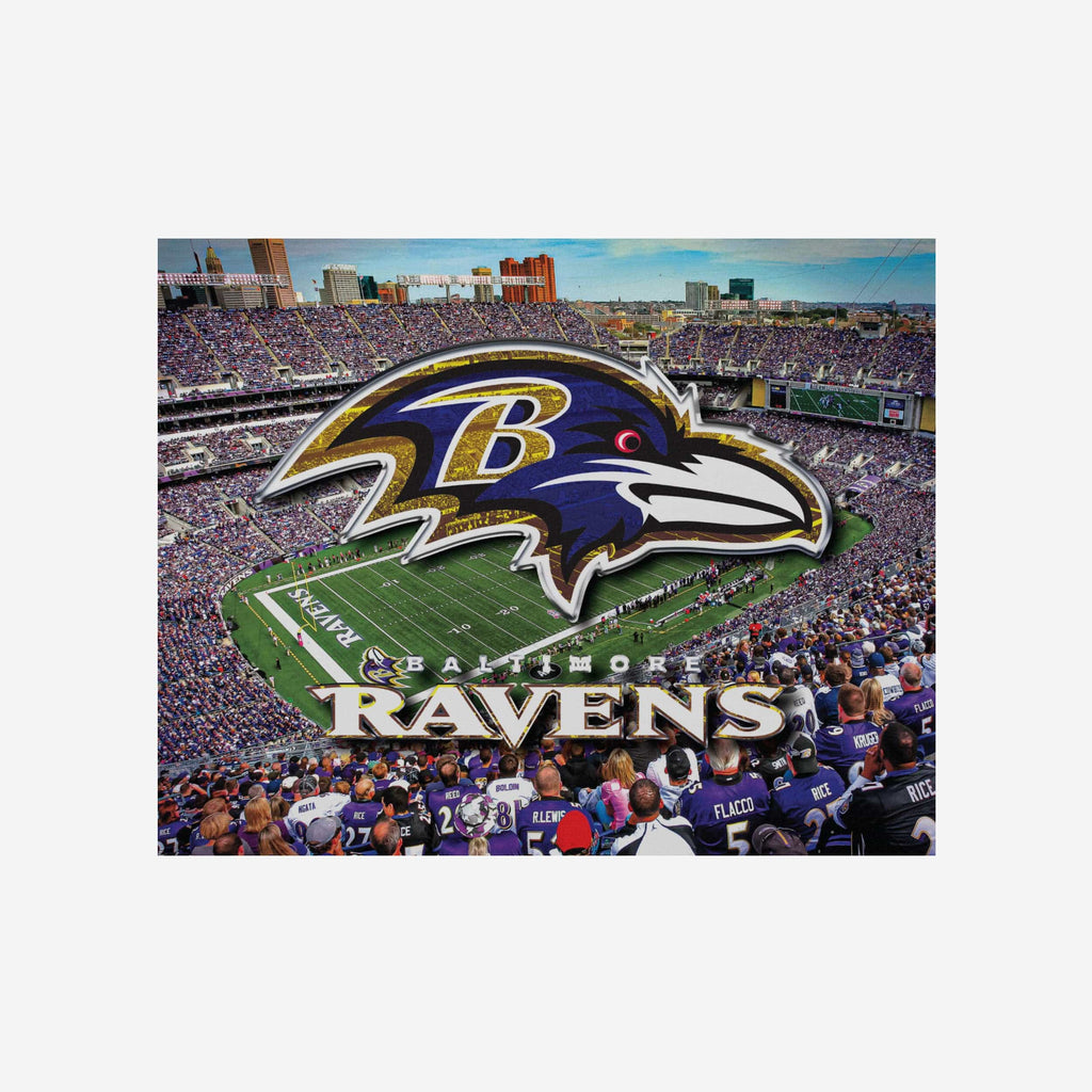 Baltimore Ravens Canvas Wall Sign FOCO - FOCO.com