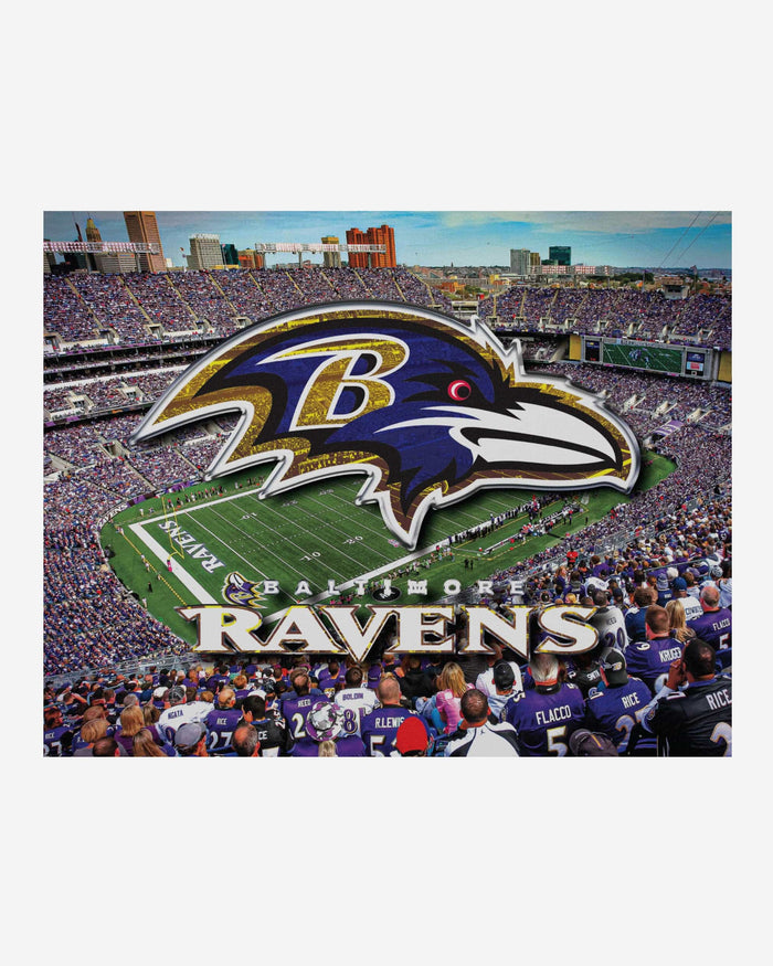 Baltimore Ravens Canvas Wall Sign FOCO - FOCO.com