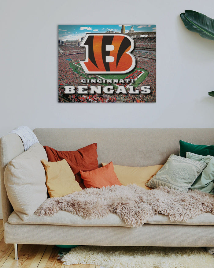 Cincinnati Bengals Canvas Wall Sign FOCO - FOCO.com