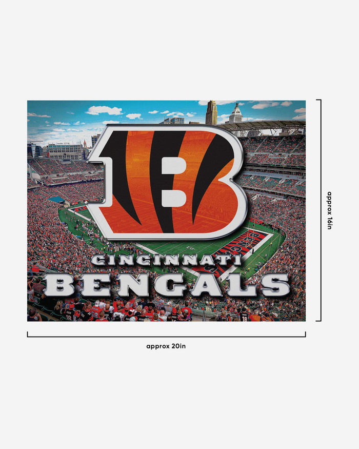 Cincinnati Bengals Canvas Wall Sign FOCO - FOCO.com