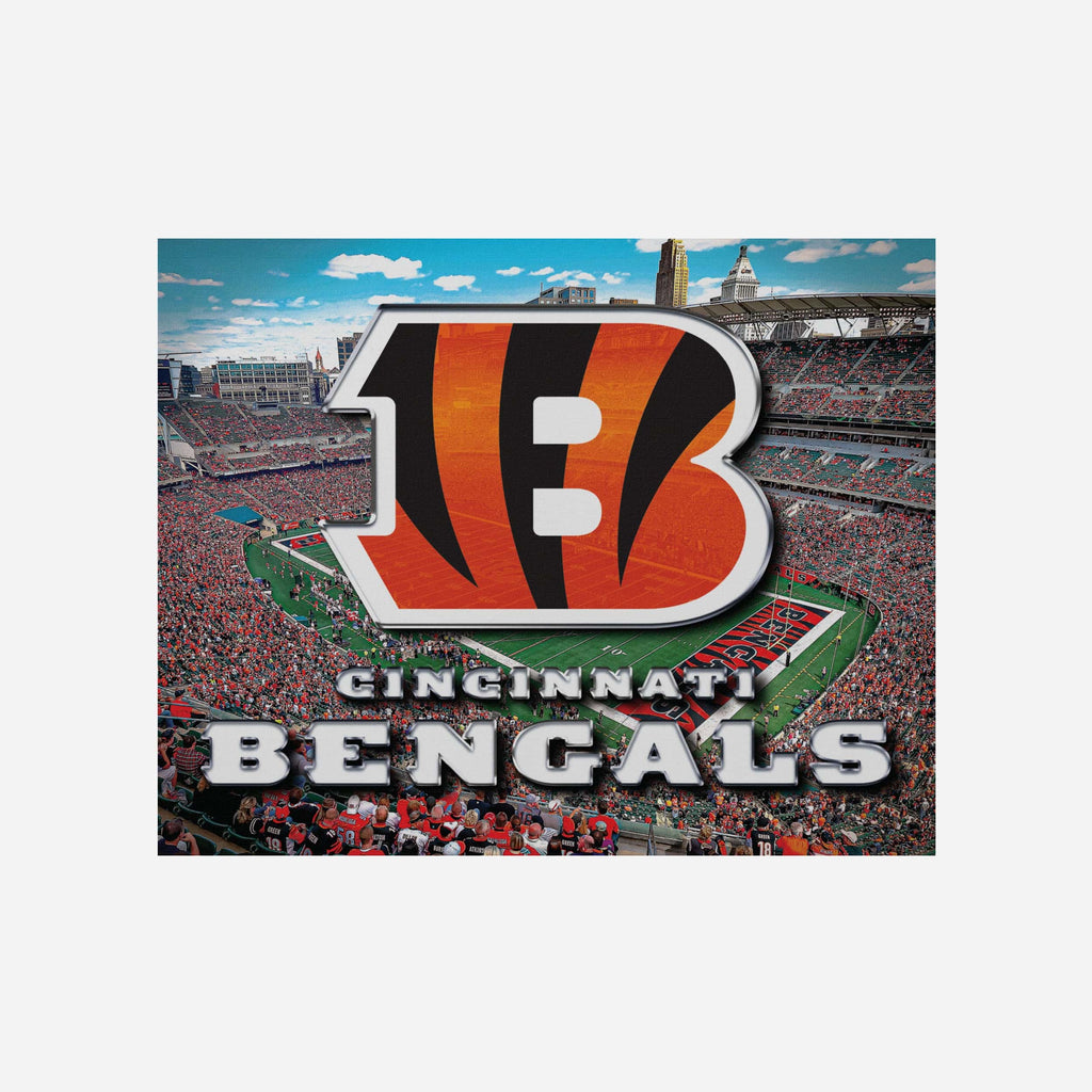 Cincinnati Bengals Canvas Wall Sign FOCO - FOCO.com