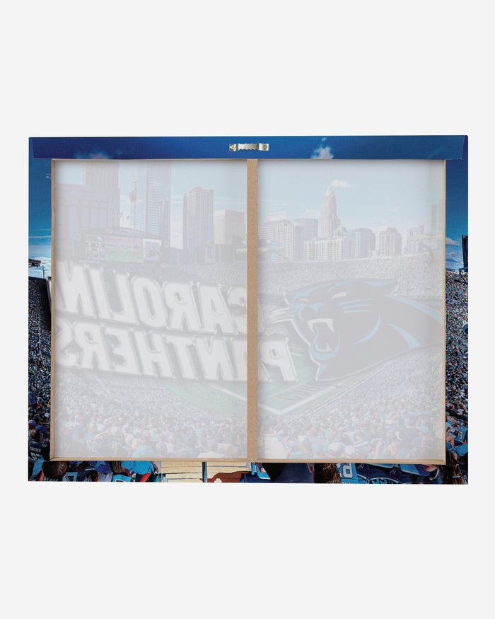 Carolina Panthers Canvas Wall Sign FOCO - FOCO.com