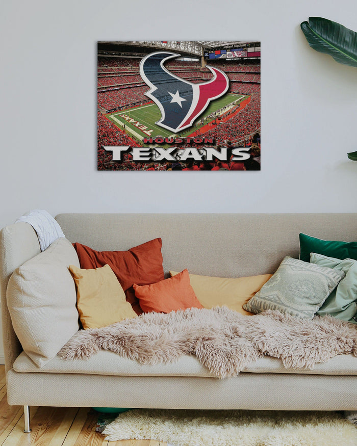 Houston Texans Canvas Wall Sign FOCO - FOCO.com