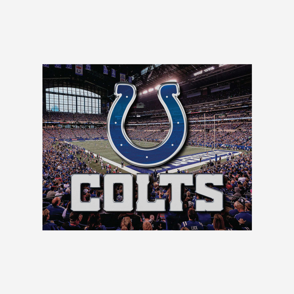 Indianapolis Colts Canvas Wall Sign FOCO - FOCO.com