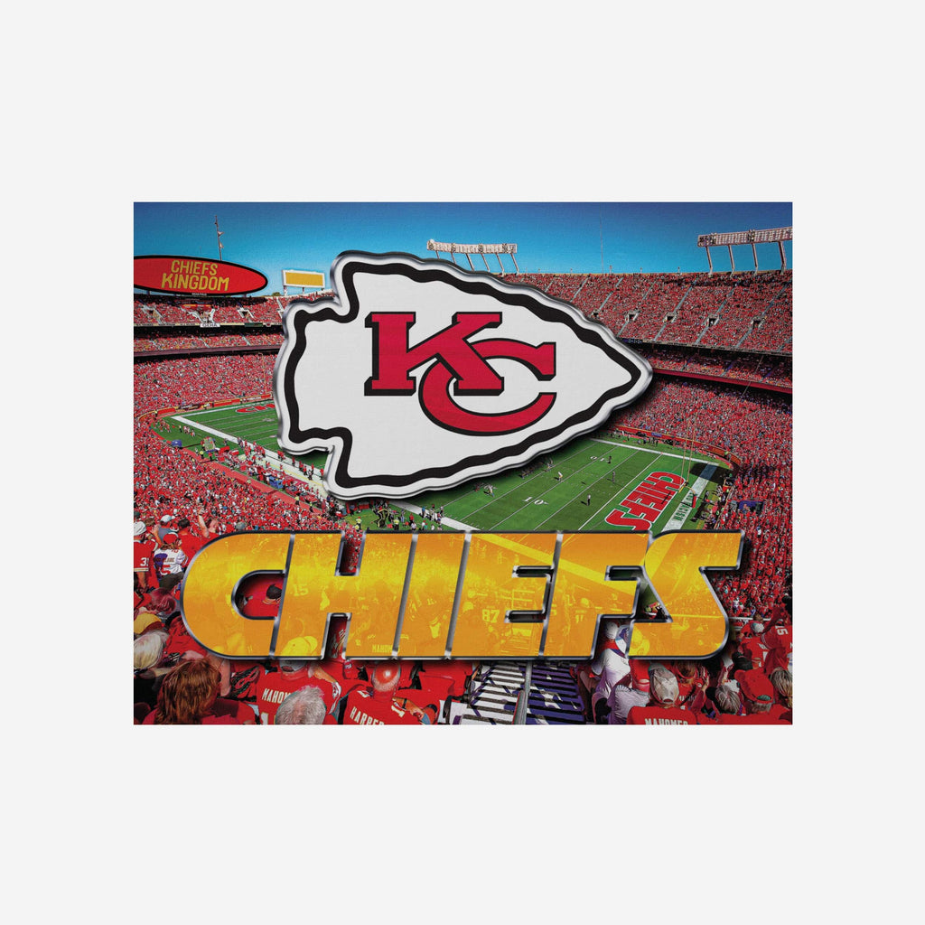 Kansas City Chiefs Canvas Wall Sign FOCO - FOCO.com